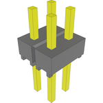 Conn Unshrouded Header HDR 4 POS 2.54mm Solder ST Top Entry Thru-Hole Bulk