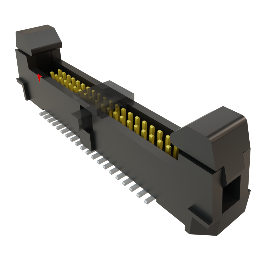 Samtec-EHF-120-01-L-D-SM-P 连接器插头及 PCB 插座 Conn Ejector Header HDR 40 POS 1.27mm Solder ST Top Entry SMD Tube