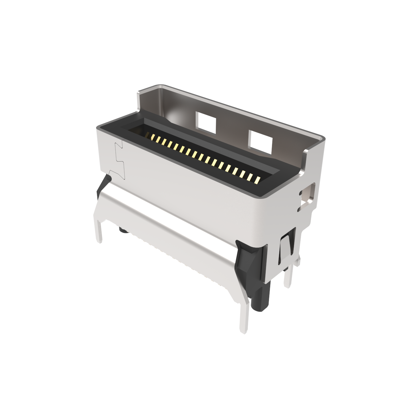 Amphenol-G97V21322HR Connector Card Edge Conn Card Edge F 38 POS 0.6mm Solder ST SMD T/R