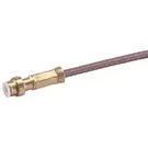 HUBER+SUHNER-11_MMBX-50-2-1/111_NE RF-Steckverbinder Conn MMBX 0Hz to 6GHz 50Ohm Crimp ST Cable Mount M Gold Over Nickel