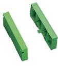 PHOENIX CONTACT-2906131 null Panel Mounting Base Without Snap-On Foot, Side Cover, Color, Green, Note, When Using This Lateral Element, Profile