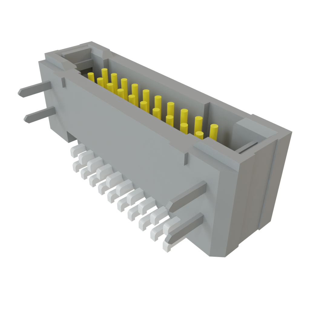 Samtec-SFM-110-02-L-D Steckverbinderleisten und Leiterplattenbuchsen Conn Socket Strip SKT 20 POS 1.27mm Solder ST Top Entry SMD TIGER EYE™ Tube