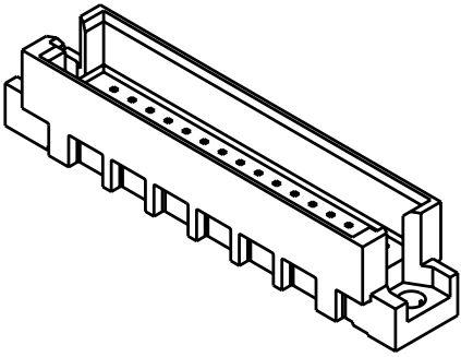 HARTING-09281483101 Blackplane del conector Conn DIN 41612 M 48 POS 2.54mm ST