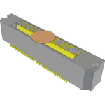 Conn Micro High Speed Terminal Strip HDR 76 POS 0.635mm Solder ST Top Entry SMD Tray