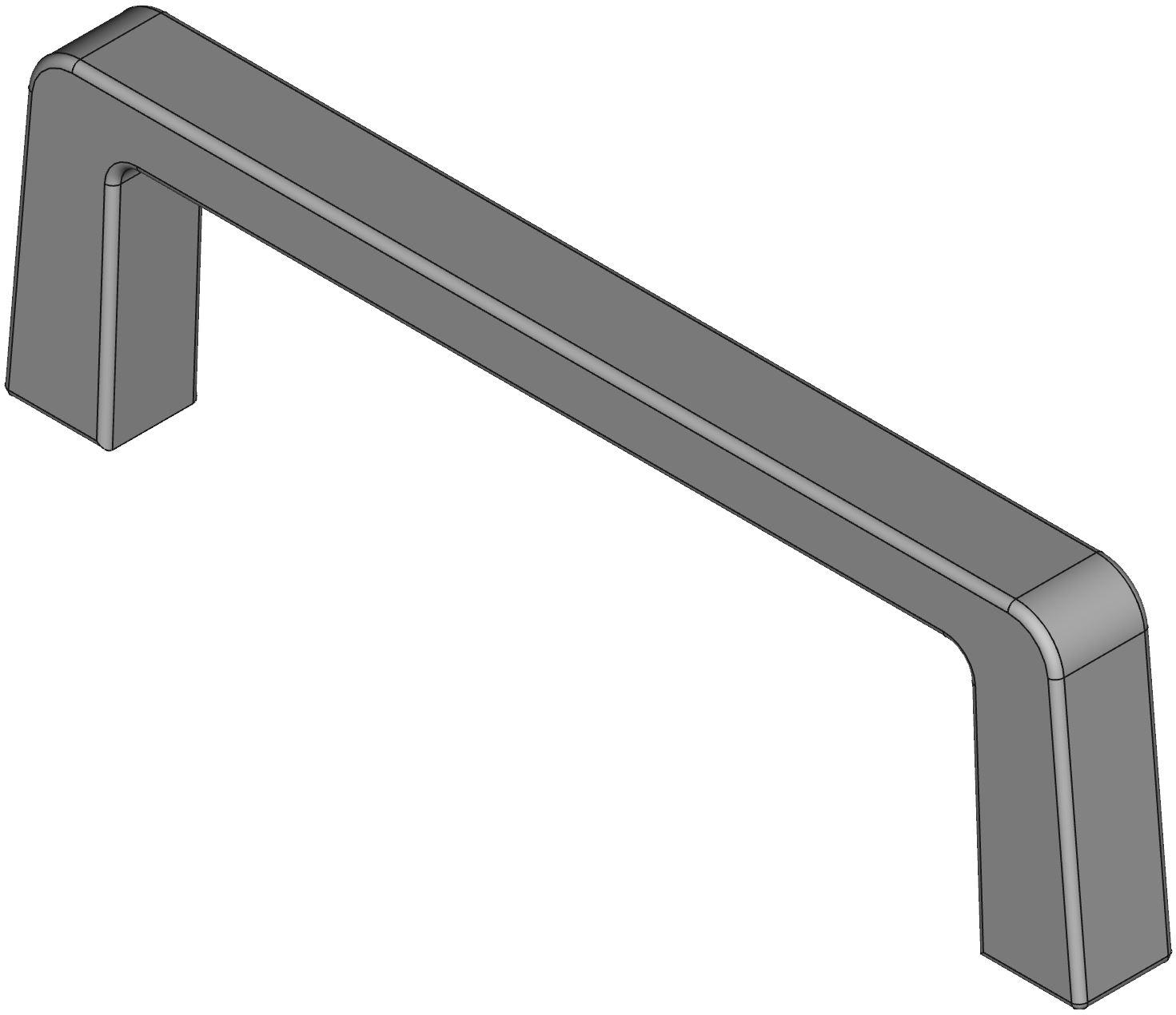 Hammond Manufacturing-M268-3 null Handle, Aluminum, Clear Matte Anodized, 133.81mm Product Length, 12mm Product Depth, 40mm Product Height