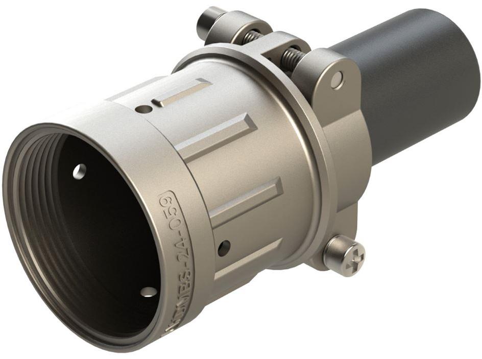 Amphenol-AHDMBS-24-059 Adattatori Shrink Boot Backshell/Cable Clamp 180° 24 Shell Size Nickel Aluminum Alloy