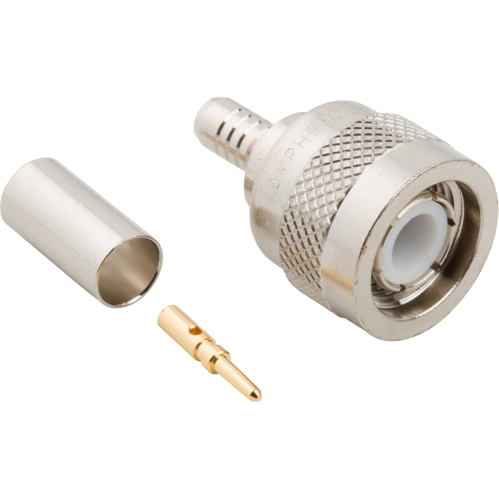 Amphenol RF-031-2373 Connettore RF Conn TNC 0Hz to 11GHz 50Ohm Crimp ST Cable Mount PL Gold Bag