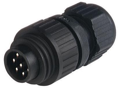 Belden-CA 6 LS 圆形连接器 Conn Circular PIN 6 POS Solder ST Panel Mount 6 Terminal 1 Port