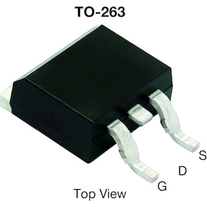 Vishay-SUM60020E-GE3 MOSFETs Trans MOSFET N-CH 80V 150A 3-Pin(2+Tab) D2PAK