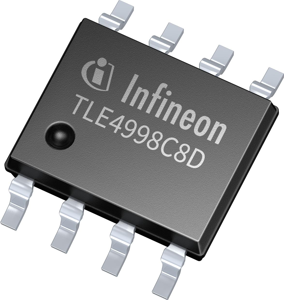 Infineon Technologies AG-TLE4998C8DXUMA2 Hall Effect Sensors Hall Effect Sensor 5mA Bipolar/Unipolar 5V T/R Automotive AEC-Q100