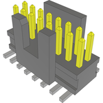 Conn Unshrouded Header HDR 16 POS 1.27mm Solder ST Top Entry SMD TIGER CLAW™ Tube