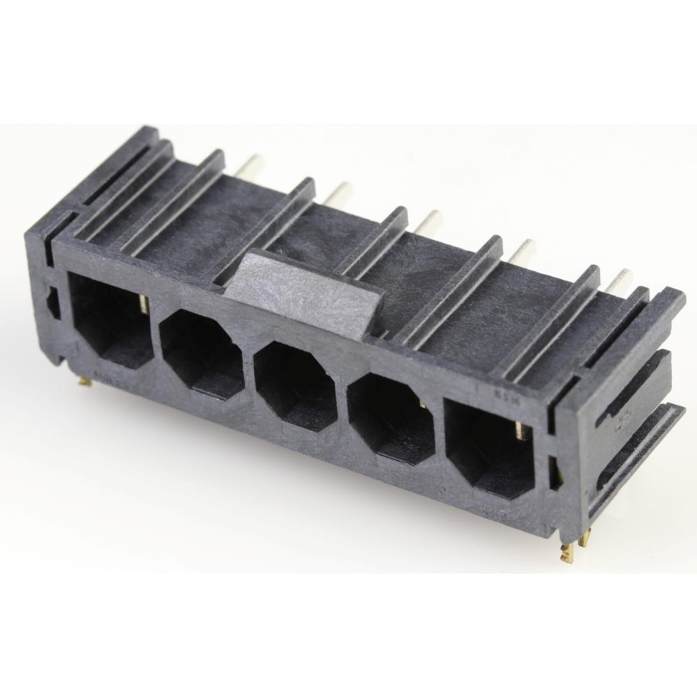 Molex-1720430506 Steckverbinderleisten und Leiterplattenbuchsen Conn Wire to Board HDR 5Power POS 7.49mm Solder RA Side Entry Thru-Hole Tray