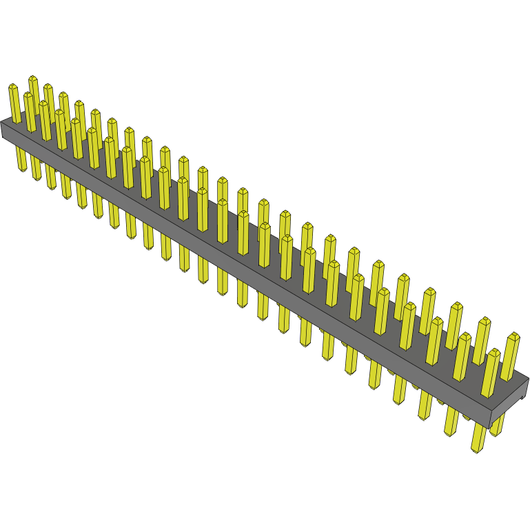Samtec-MTMM-124-04-H-D-135 Connector Headers and PCB Receptacles Conn Unshrouded Header HDR 48 POS 2mm Solder ST Top Entry Thru-Hole Bulk