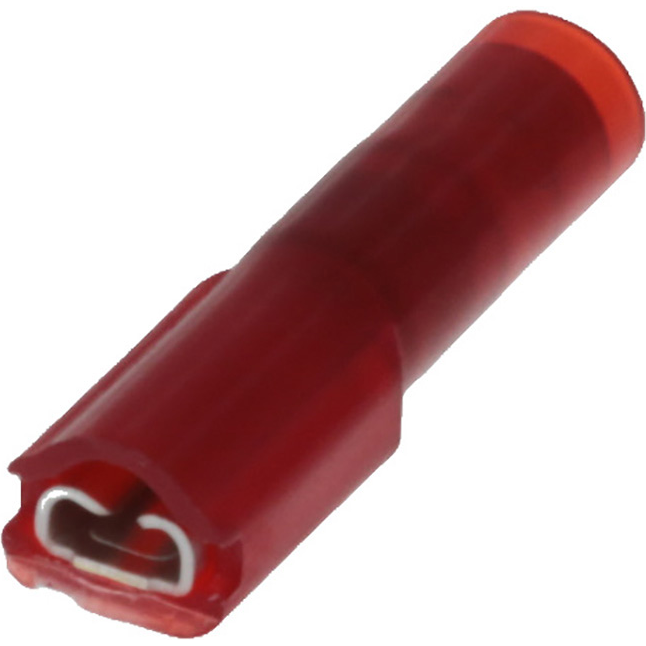 Molex-0190020015 Steckverbinderanschlüsse Quick Disconnect Terminal 18-22AWG Brass Red F 20.3mm Tin Avikrimp™ T/R