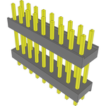 Conn Board Stacker HDR 18 POS 2.54mm Solder ST Top Entry Thru-Hole Bulk