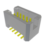 Conn Shrouded Header (4 Sides) HDR 10 POS 1.27mm Solder ST Top Entry SMD TIGER EYE™ Tube