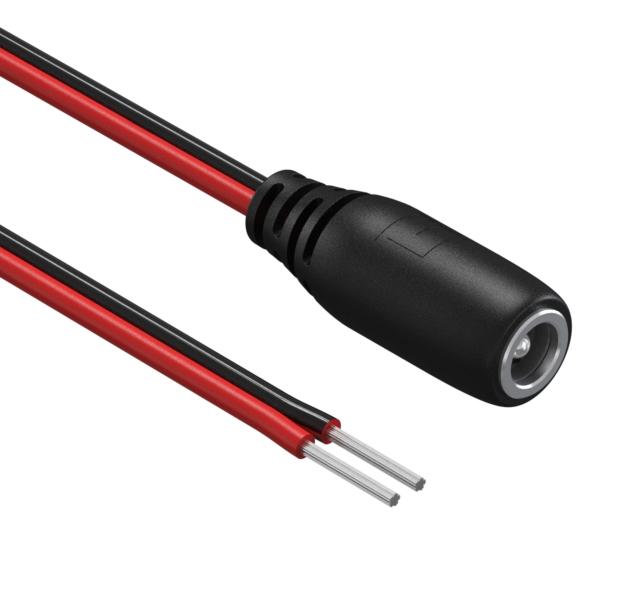 Tensility International-10-01777 Cable Assembly DC Power Cable Assembly 1.83m DC Power Jack 2POS F 18AWG