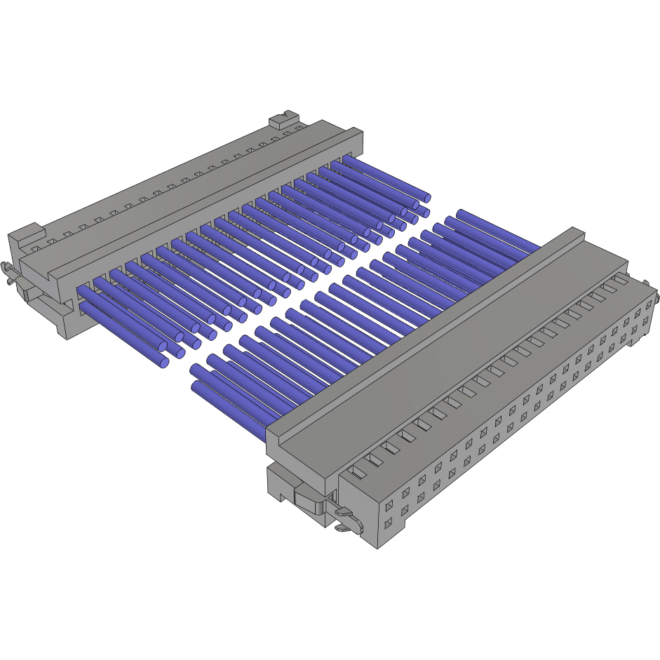 Samtec-S2SD-20-26-L-12.00-DR-NDX Montajes de cables, otros Cable Assembly Discrete Wire 0.304m 26AWG Socket Strip to Socket Strip 40 to 40 POS SKT-SKT Crimp-Crimp TIGER EYE™ Layer