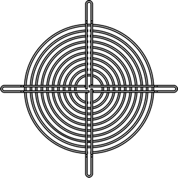 SANYO DENKI-109-719H Accesorios de administración térmica Thrml Mgmt Access Finger Guard 140mm