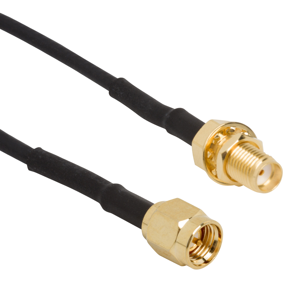 Amphenol RF-135110-02-M0.25 Montaje de cables coaxial Cable Assembly Coaxial 0.25m SMA to SMA F-M Bag