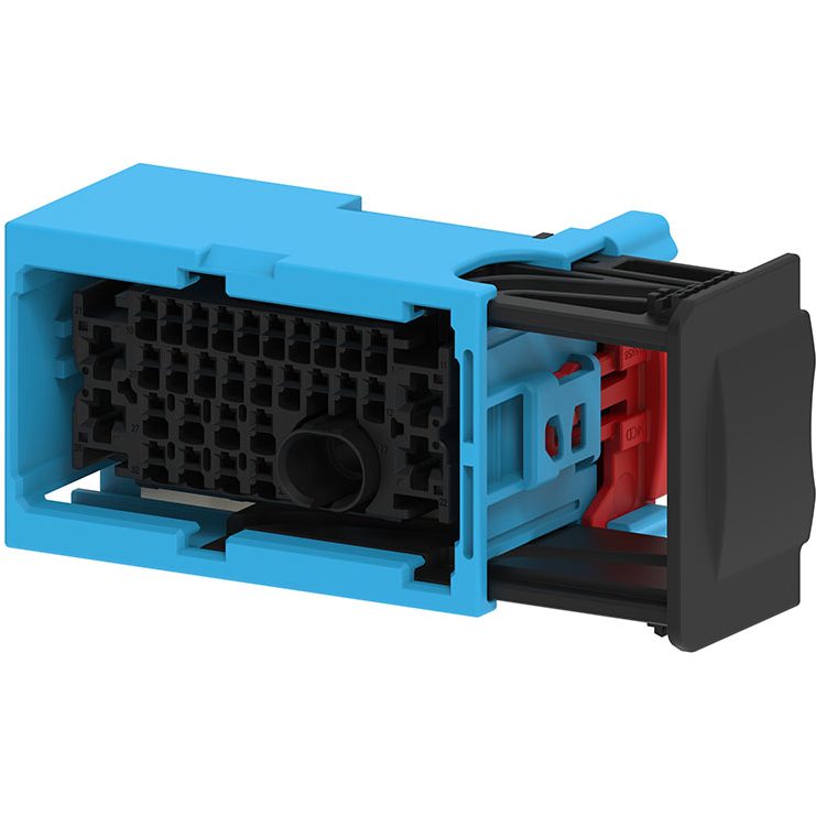 Molex-2159580337 Custodia filo connettore dedicato Conn Housing RCP 32 POS 2.5mm/2.75mm/3.5mm Crimp ST Cable Mount Blue MX-DaSH Carton