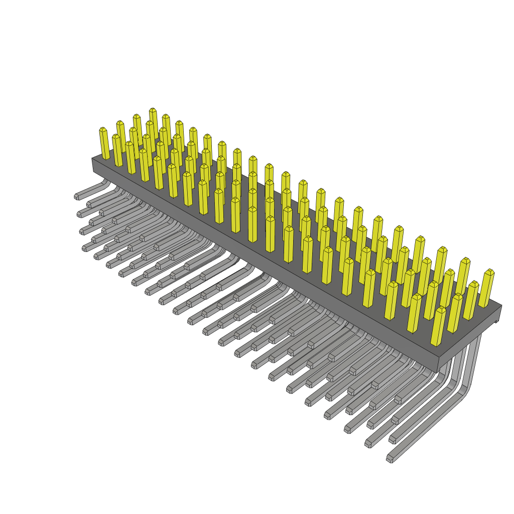 Samtec-TMM-120-01-L-Q-RA Connector Headers and PCB Receptacles Conn Unshrouded Header HDR 80 POS 2mm Solder RA Side Entry Thru-Hole Tube