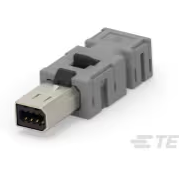 TE Connectivity-2013595-3 Interfaccia connettore Conn D-Sub-RJ-45 Modular Adapter PL/PL 8 POS 1.27mm Solder ST Cable Mount 8 Terminal 1/1 Port Blister