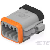 TE Connectivity-DT06-08SA-CE01 Einzeladersteckverbinder, Gehäuse Conn Housing PL 8 POS Crimp ST Cable Mount Package
