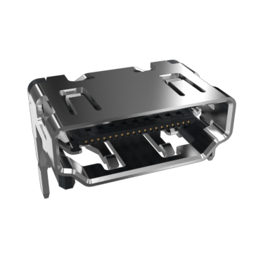 Amphenol Communications Solutions-10029449-111RLF Connector Audio and Video 10029449-111RLF Amphenol ICC Connector Audio & Video HDMI Type A Input Output Right Angle 19 Positions - Arrow.com