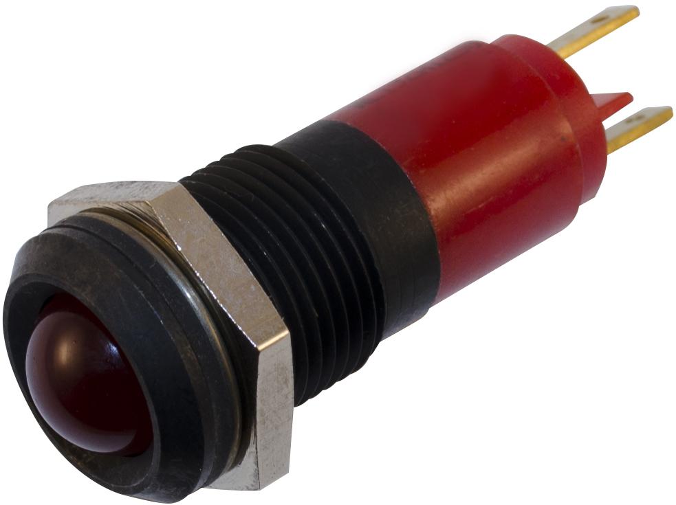 Wamco, Inc-WL-192A1350 Panel Mount Indicators LED Panel Mount Indicator Uni-Color Red 1000mcd 2-Pin