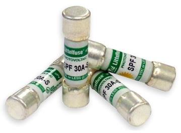 Littelfuse-0SPF001.TXS Sicherungen Fuse Cartridge Fast Acting 1A 1000V Holder Cartridge 10 X 38mm Melamine