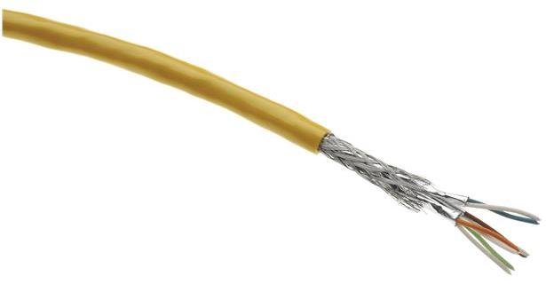 HARTING Technology Group-09456000640 Cable Multi-Conductor Industrial Cable Polyethylene 8Conductors 27AWG 6.9mm 100V Yellow Polyurethane 50m