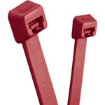Cable Ties, Standard Locking Halar Fluoropolymer Maroon 48mm 222N