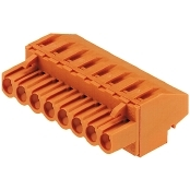 Weidmuller-1637600000 连接器接线板 Conn Terminal Block SKT 4 POS 5mm Screw ST Cable Mount 10A Box