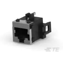 TE Connectivity-216811-1 电话及电信连接器 Conn Telephone/Telecom F 8 POS 1.02mm Crimp ST Panel Mount 8 Terminal 1 Port Cat 3 Box