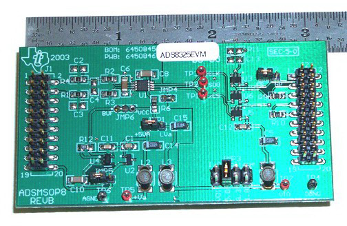 Texas Instruments-ADS8325EVM Data Conversion Development Boards and Kits ADS8325 ADC Evaluation Board 100KSPS