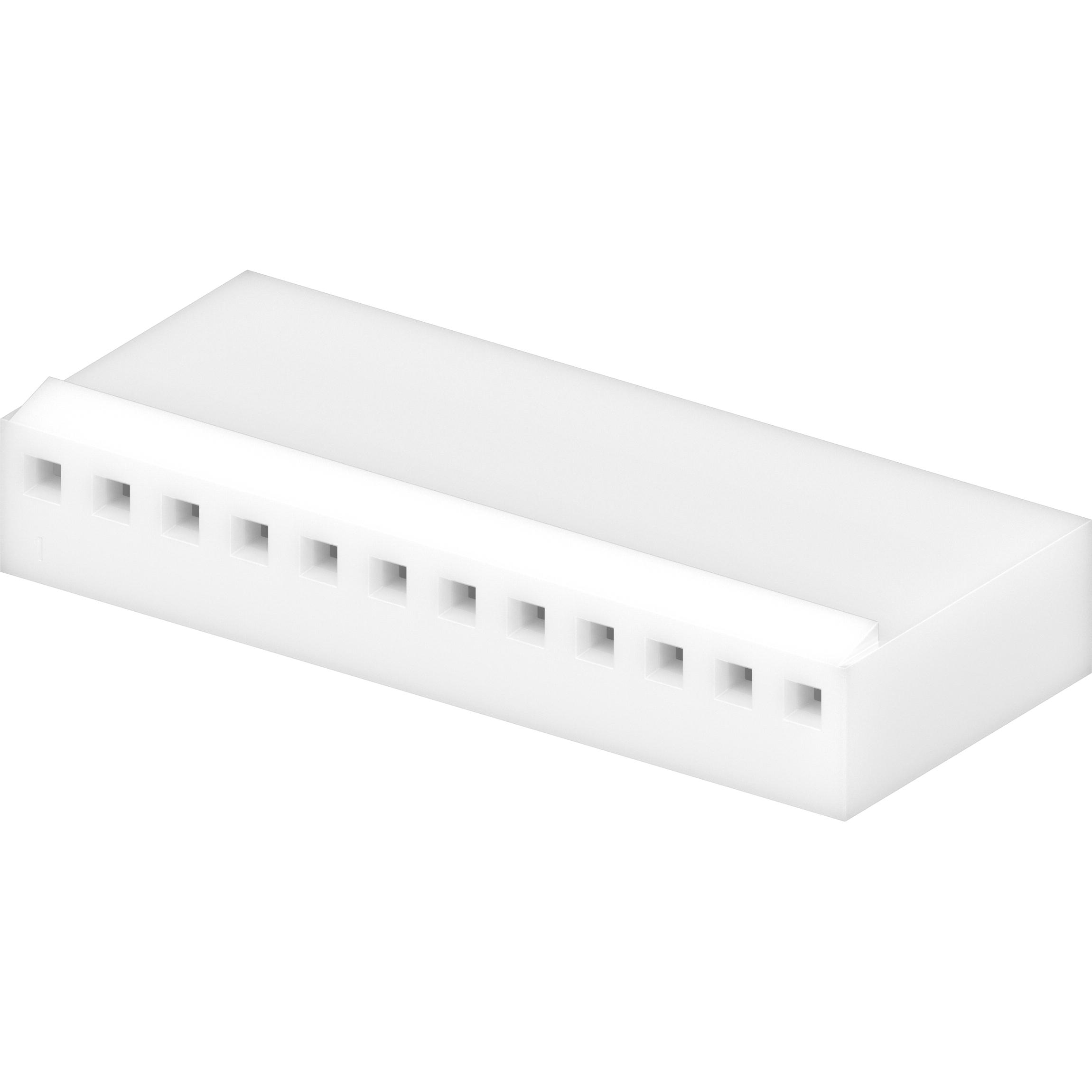 Molex-10112113 Gaine de câblage de raccordement discret Conn Housing RCP 11 POS 2.54mm Crimp ST Cable Mount White KK® Bag