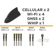 TE Connectivity-L000423-06 Antenne Antenna Sharkfin 4.8dB Gain 7125MHz Carton