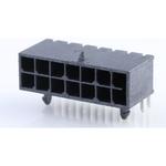 Conn Wire to Board HDR 14 POS 3mm Solder RA Side Entry Thru-Hole Tray