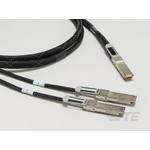 Pluggable I-O Cable Assemblies QSFP TO 2 QSFP, 28G, 3 METER, 30AWG