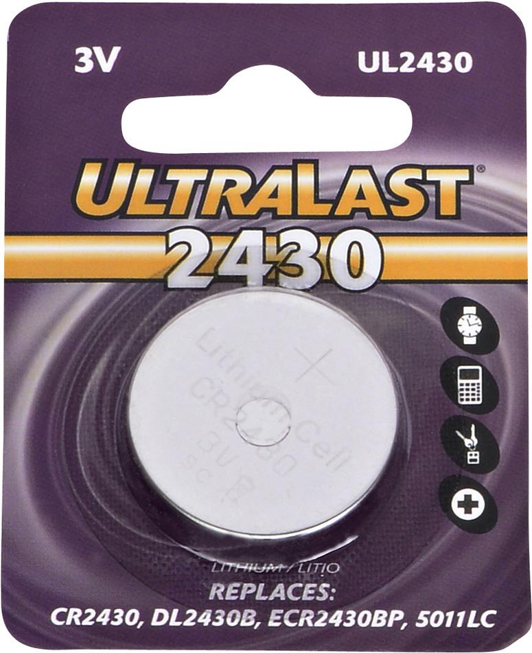 Dantona Industries-UL2430 电池 Lithium Manganese Dioxide Battery