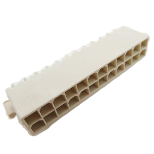 ADAM TECH-DMF-06-S-P 分立接线罩连接器 Wire to Board, Pin Header Latching Header 6P Dual Row 4.20mm Pitch PCB Peg