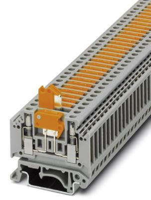 PHOENIX CONTACT-MTK-P/P Bloques terminales del conector Conn Terminal Block F 2 POS Screw ST G DIN Rail/T DIN Rail 16A