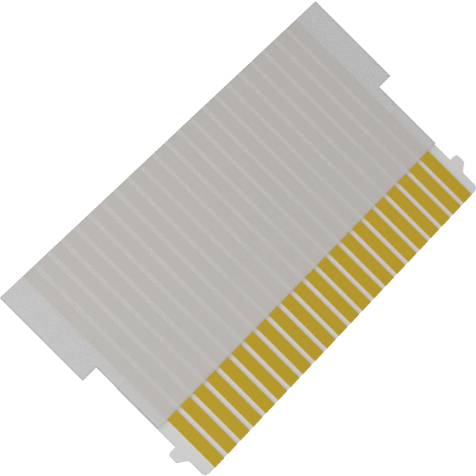 Molex-15019-0381 Assemblage de câble plat/ruban Cable Assembly 0.076m 29AWG 1mm 22 to 22 POS FFC Jumper to FFC Jumper M-M Premo-Flex FFC Jumper Bag