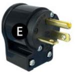 Qualtek Electronics-Q-716-RA Steckverbinder Conn NEMA 5-20P PL 3 POS RA Cable Mount 3 Terminal 1 Port
