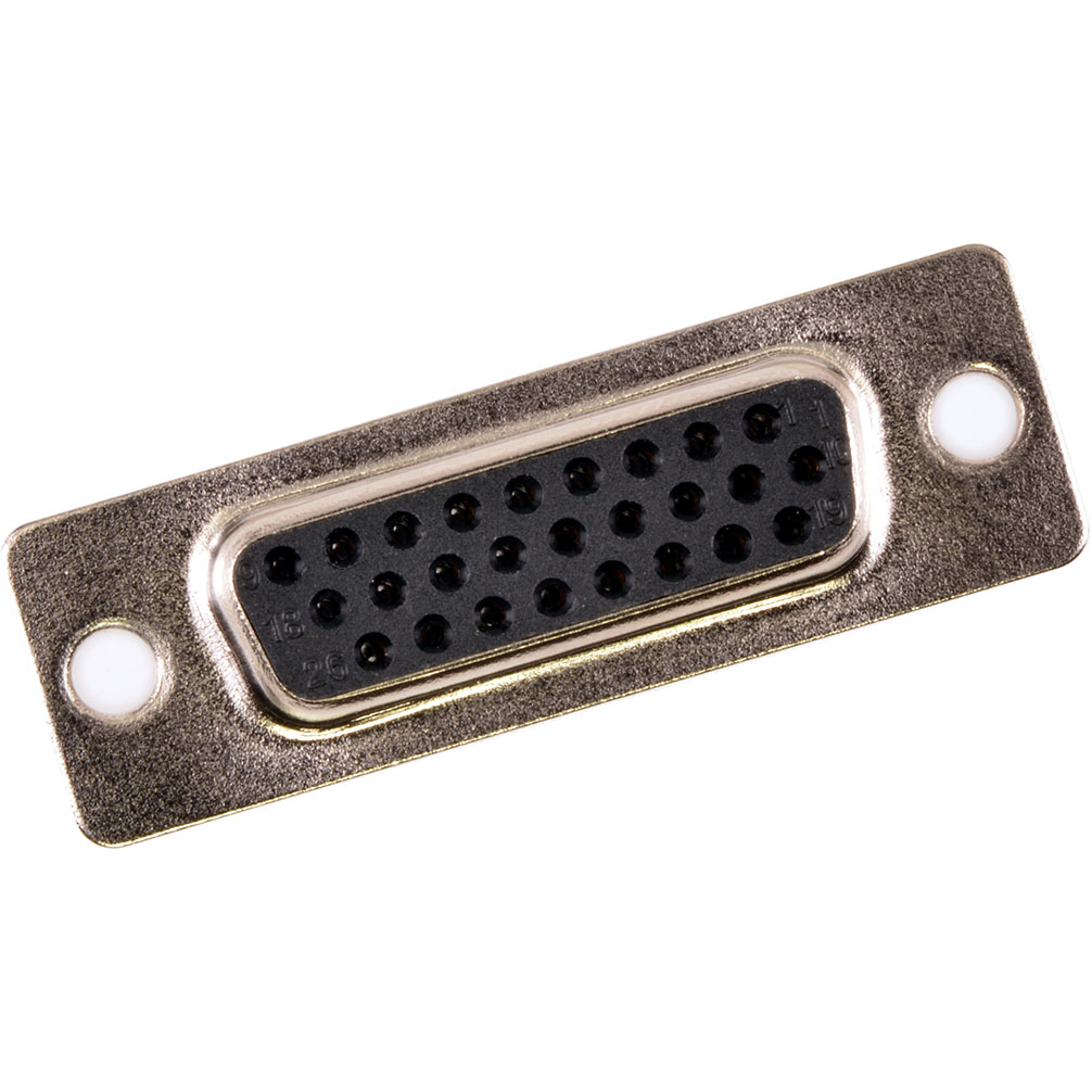 Molex-1731130061 Steckverbinder, D-Sub Conn D-Sub F 26 POS 1.98mm Solder Cup ST Cable Mount 26 Terminal 1 Port Tray