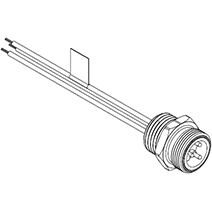Molex-1R3006A24A120 null Cable Assembly Circular 0.305m 16AWG Mini Change 3 Straight