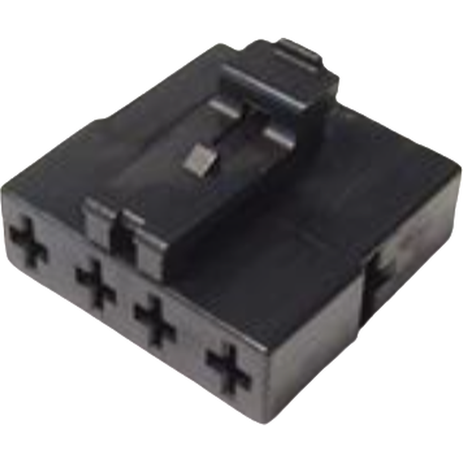 Aptiv-15488784 Connector Discrete Wire Housing Conn Housing RCP 4 POS Crimp ST Cable Mount Black