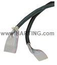HARTING-09180147010 Kabel, Flach SEK 18 ROUND FLAT CABLE, SHEILDED, 14 POLES