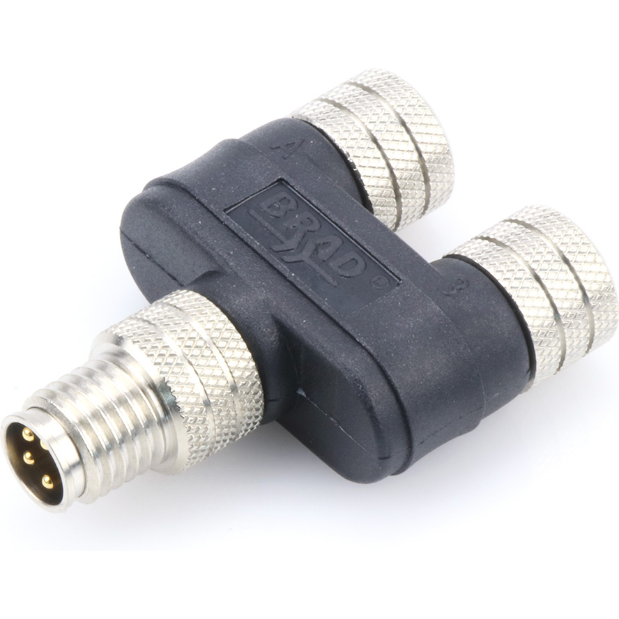 Molex-1200890033 圆形连接器 Conn Circular PIN/(2)SKT 12 POS T Style 3 Port Nano-Change®